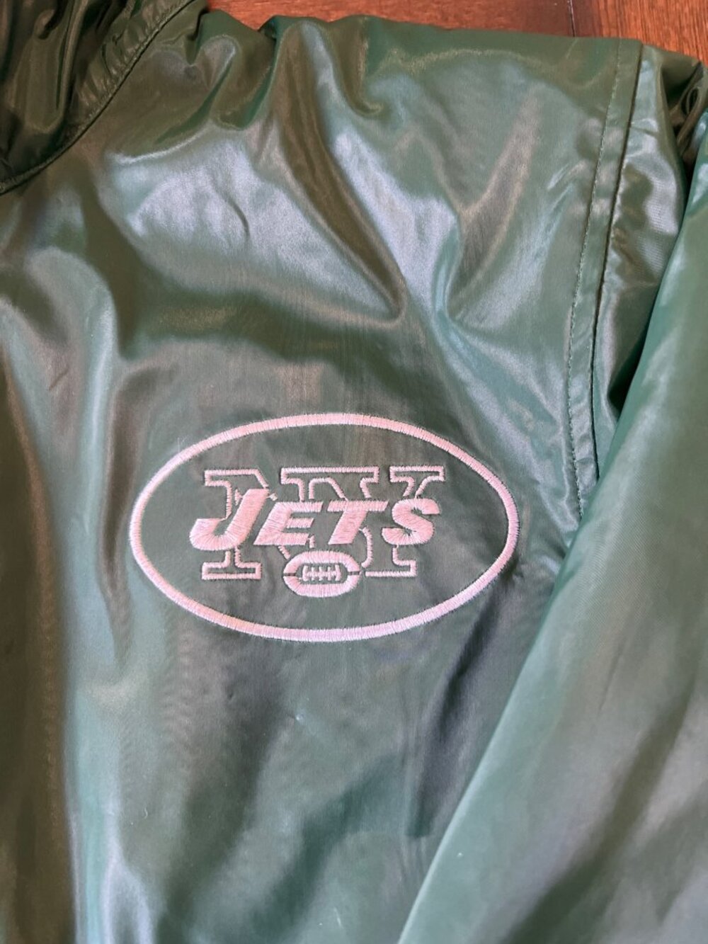 Vintage Play Football NFL NY Jets Youth Childrens Coat sz Medium 8/10 Boy Unisex - Picture 4 of 8
